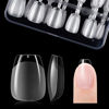 Picture of Gelike ec Nail Tips- Gel X Nail Tips Extra Short Coffin Nail Tip Full Cover 120PCS 12 Sizes, EXTRA SHORT COFFIN