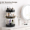 Picture of Aveniee 360 Rotating Makeup Organizer for Vanity, Skincare Make Up Organizers Large, Spinning Bathroom Counter Organizer Shelf Holder for Cosmetics, Skin Care, Lipsticks(3 Tiers, Black)