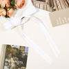 Picture of Ayesha Hair Bows Clips Ribbon Bowknot with Long Tail 4pcs White Hair Bows Barrettes Hair Accessories for Women Girls 4pcs (white)
