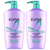 Picture of L'Oreal Paris Elvive Hyaluron + Pure Shampoo and Conditioner Set, Clarifying Shampoo and Rehydrating Conditioner with Salicylic Acid and Hyaluronic Acid, 1 Kit