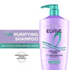 Picture of L'Oreal Paris Elvive Hyaluron + Pure Shampoo and Conditioner Set, Clarifying Shampoo and Rehydrating Conditioner with Salicylic Acid and Hyaluronic Acid, 1 Kit