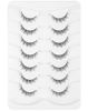 Picture of Natural Lashes Natural Eyelashes Short Eyelashes Natural Look False Eyelashes Wispy Eye Lashes Small Lashes Fake Lashes K17