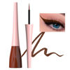 Picture of evpct 1Pcs Maroon Liquid Eyeliner Makeup Waterproof Maroon Eye Liners for Women, Eyes Wing Eyeliner Stamps Shapes Colored Eyeliner delineador de ojos a prueba de agua contra el agua blanco para ojos