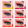 Picture of evpct 6Pcs Yellow Red Pink Tomato OrangeRed Brown Liquid Eyeliner Set Waterproof Eye Liners for Women, Eyes Wing Colored Eyeliner delineador de ojos a prueba de agua contra el agua blanco para ojos