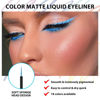 Picture of evpct 1Pcs Sky Blue Liquid Eyeliner Waterproof Sky Blue Eye Liners for Women, Eyes Wing Eyeliner Stamps Shapes Colored Eyeliner delineador de ojos a prueba de agua contra el agua blanco para ojos