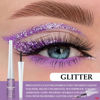 Picture of evpct 2Pcs Royal Blue Purple Liquid Glitter Eyeliner Set, Shimmery Finish