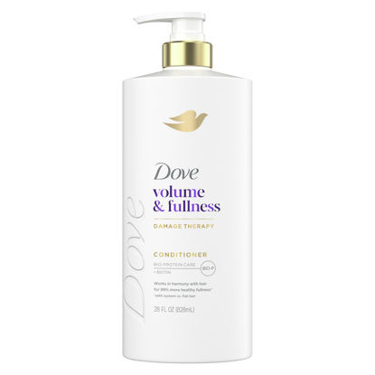Picture of Dove Conditioner Volume & Fullness for Fine, Thin Hair with Liquid Bio-Protein Care Technology and Biotin 28 Fl oz