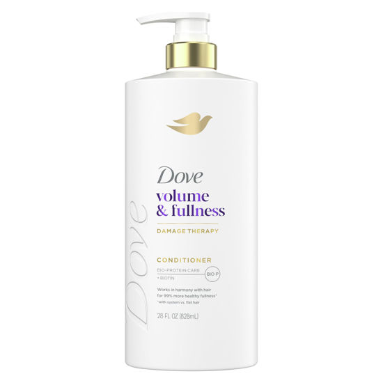 Picture of Dove Conditioner Volume & Fullness for Fine, Thin Hair with Liquid Bio-Protein Care Technology and Biotin 28 Fl oz