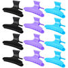 Picture of Ondder Hair Clips, 12 Pack - Butterfly Hair Clips Clamps Claws Pro Salon Hair Clips for Cutting, Styling, Sectioning, Coloring Hair - Hair Accessories for Women Girls