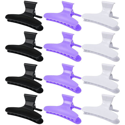 Picture of Ondder Professional Salon Hair Clips for Styling, Cutting, Coloring - Butterfly Claw Clamps and Hair Accessories for Women and Girls