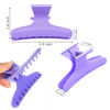 Picture of Ondder Professional Salon Hair Clips for Styling, Cutting, Coloring - Butterfly Claw Clamps and Hair Accessories for Women and Girls
