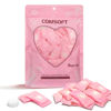 Picture of Classycoo Compressed Towel 100 PCS Mini Tablets Disposable Portable Face Towel Cotton Coin Tissue for Travel, Camping, Hiking, Sport,Beauty Salon,Home Hand Wipes&Other Outdoor Activities (Rose Pink)