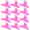 Picture of Ondder Rose Red Butterfly Hair Claws Clamps for Sectioning, Coloring, and Styling - Pro Salon Hair Accessories for Women, Girls, Men