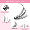 Picture of 280 Pcs Individual Lashes 10+20-D-9-16mix Cluster Lashes 10D 20D C D Curl Wispy Lashes Bottom Lashes DIY Lashes At Home（10+20-D-9-16mix）