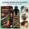 Picture of Blonde and Brown Hair Dye Shampoo for Women and Men - Instant Color, Long-Lasting, Easy to Use for All Hair Types