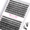 Picture of 280 Pcs Individual Lashes 30+40-C-9-16mix Cluster Lashes 10D 20D C D Curl Wispy Lashes Bottom Lashes DIY Lashes At Home（30+40-C-9-16mix）