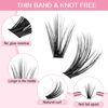 Picture of 280 Pcs Individual Lashes 30+40-C-9-16mix Cluster Lashes 10D 20D C D Curl Wispy Lashes Bottom Lashes DIY Lashes At Home（30+40-C-9-16mix）