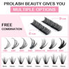 Picture of 280 Pcs Individual Lashes 30+40-C-9-16mix Cluster Lashes 10D 20D C D Curl Wispy Lashes Bottom Lashes DIY Lashes At Home（30+40-C-9-16mix）