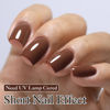 Picture of Double Rhythm 15ML Gel Polish Jelly Sheer Pastel Light Milky Color 1 PC 0.53 OZ Bottle UV Nail Polish Art Salon at Home for Women (Deep Brown-B-A1446)