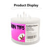 Picture of Pointed Tip Cotton Swabs,500 count Cotton Buds,Double Precision Tips with Paper Stick for Personal Care and Makeup