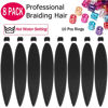 Picture of Alrence Pre Stretched Braiding Hair Long Braid 32 Inch 8 Packs Professional Braiding Hair Extensions Synthetic Crochet Twist Braids (32 Inch, 2#)