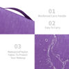 Picture of Lcsmaokin Large Capacity Toiletry Bag Travel Bag with Hanging Hook for Men and Women Waterproof Travel Cosmetic Bag Bathroom Storage Bag for Brushes Set, Full-Sized Shampoo, Toiletries, (Purple)