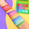 Picture of UCANBE Bright Colorful Neon Rainbow Makeup Eyeshadow Palette 15 Shades Green Purple Yellow Make Up Pallets Kit Vibrant Shimmer Matte Pigmented Blendable - Fruit Punch