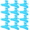Picture of Ondder 12 Pack Butterfly Hair Clamps Claw Clips Salon Pro Section Clip for Styling, Sectioning, Cutting, Coloring Hair Clips Hairdressing Salon Tool Hair Accessories for Women Girls
