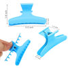 Picture of Ondder 12 Pack Butterfly Hair Clamps Claw Clips Salon Pro Section Clip for Styling, Sectioning, Cutting, Coloring Hair Clips Hairdressing Salon Tool Hair Accessories for Women Girls