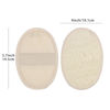 Picture of 10-Pack Exfoliating Loofah Sponge Pads - Natural Luffa & Terry Cloth, Body Scrubbers for Shower & Bath Mooerca
