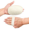 Picture of 10-Pack Exfoliating Loofah Sponge Pads - Natural Luffa & Terry Cloth, Body Scrubbers for Shower & Bath Mooerca