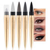 Picture of Kaely 4Pcs Gel Eyeliner Pencil Set,Black Brown Silver Gray Waterproof Matte Eye Liners Kit,Easy to Use Eye Makeup Pen,Cream Eyeliner Pencil Stamp Stencils,maquillaje delineador de ojos contra el agua