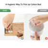 Picture of Kiemeu Bamboo Qtips Cotton Swabs With Wooden Sticks Q Tips For Ears Swabs 400 Count Bamboo Cotton Buds