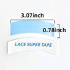 Picture of Eumos 40pcs Double Sided Wig Tape Waterproof Lace Front Tape for Wigs Adhesive Tape Strong Hold Clear Wig Tape for Lace Wigs Toupee Hairpiece