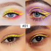 Picture of evpct 1Pcs Yellow Liquid Eyeliner Makeup Waterproof Yellow Eye Liners for Women, Eyes Wing Eyeliner Stamps Shapes Colored Eyeliner delineador de ojos a prueba de agua contra el agua blanco para ojos
