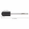 Picture of USA Pana DLC 3/32" Safety Nail Carbide - Smooth Round Top Large Barrel Head for Electric Dremel Drill Machine (Black, 2X Coarse)