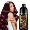 Picture of Natural Hair Color Shampoo for Gray Coverage, Instant Red Hair Dye Shampoo 3 in 1, Shampoo Hair Dye Works in Minutes, Red Hair Shampoo, Shampoo Para Canas for Women and Men