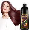 Picture of Fvquhvo Cherry Brown Hair Dye Shampoo 3 in 1,Hair Color Shampoo Works in Minutes,Brown Hair Shampoo for All Hair Types,Long Lasting Shampoo Para Canas 16.91 Fl Oz
