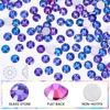 Picture of Novani Purple Rhinestones 3000Pcs Flatback Crystal Round Loose Gemstones Glass Rhinestones for Crafts Makeup Nail Art Clothes Shoes DIY Decorations(SS10, 2.7-2.9mm,Purple Velvet)