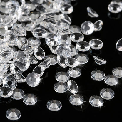 Picture of Novani Rhinestones Glass Rhinestones for Crafts Nail Gems Clear Stones Jewels Round Gemstones Non-Hotfix Crystal,SS10,1440 Pieces,Transparent