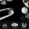 Picture of Novani Rhinestones Glass Rhinestones for Crafts Nail Gems Clear Stones Jewels Round Gemstones Non-Hotfix Crystal,SS10,1440 Pieces,Transparent