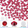Picture of Dark Red Flatback Rhinestones for Crafts Glass Nail Rhinestones Nail Gems Crystals Non Hotfix Rhinestones for Makeup Bags Shoes Decoration DIY(SS30,288pcs,Dark Siam)