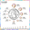 Picture of Novani Crystal Rhinestones, Flatback Loose Gemstones 1440pcs Glass Rhinestones for Clothes Shoes Crafts Makeup Nail Art and DIY Decorations(SS6, Golden Shadow)