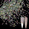 Picture of 5760 Pieces Flatback Rhinestones for Nails 1.2MM Nail Rhinestones Gems Jewels Diamond Glass Mini AB Crystal Gemstones Bling Stones for Crafts Makeup Face Eyes