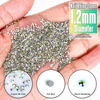 Picture of 5760 Pieces Flatback Rhinestones for Nails 1.2MM Nail Rhinestones Gems Jewels Diamond Glass Mini AB Crystal Gemstones Bling Stones for Crafts Makeup Face Eyes