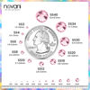 Picture of Novani Rhinestones 3000Pcs Flatback Crystal Round Loose Gemstones Glass Rhinestones for Crafts Makeup Nail Art Clothes Shoes DIY Decorations(SS10, 2.7-2.9mm,Pink)