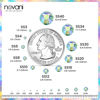 Picture of Novani Rhinestones 3000Pcs Flatback Crystal Round Loose Gemstones Glass Rhinestones for Crafts Makeup Nail Art Clothes Shoes DIY Decorations(SS10, 2.7-2.9mm,Light Green AB)