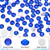 Picture of Novani Rhinestones 3000Pcs Flatback Crystal Round Loose Gemstones Glass Rhinestones for Crafts Makeup Nail Art Clothes Shoes DIY Decorations(SS8, 2.3-2.5mm,Sapphire)