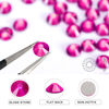 Picture of Novani Rhinestones 3000Pcs Flatback Crystal Round Loose Gemstones Glass Rhinestones for Crafts Makeup Nail Art Clothes Shoes DIY Decorations(SS10, 2.7-2.9mm,Peach)