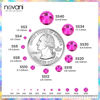 Picture of Novani Rhinestones 3000Pcs Flatback Crystal Round Loose Gemstones Glass Rhinestones for Crafts Makeup Nail Art Clothes Shoes DIY Decorations(SS10, 2.7-2.9mm,Peach)